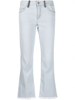 Укороченные прямые джинсы Liu Jo, синие