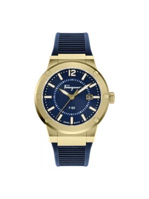 Zegarek Salvatore Ferragamo niebieski