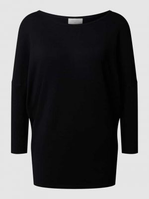 Dzianinowy sweter w jednolitym kolorze Free/quent czarny