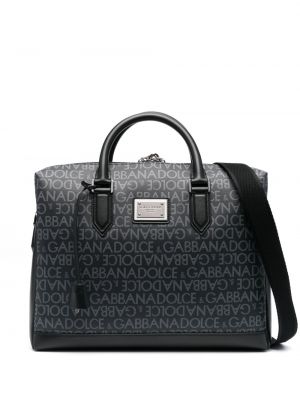 Чанта за лаптоп с принт Dolce & Gabbana