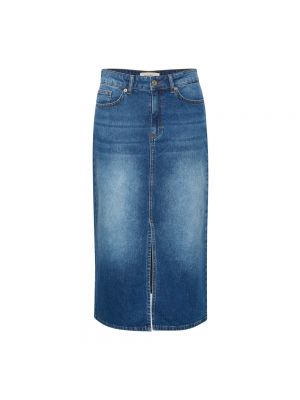Spódnica jeansowa Part Two niebieska