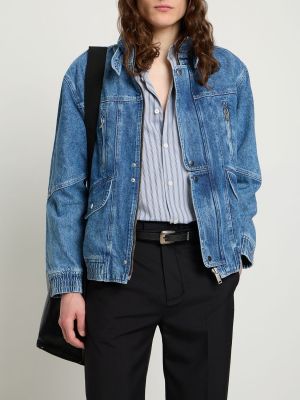 Kurtka jeansowa bawełniana Isabel Marant