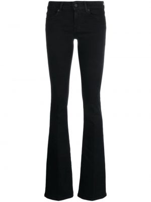 Zvonové džíny s nízkým pasem Dondup černé