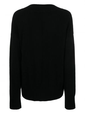 Strick pullover mit v-ausschnitt Chinti & Parker schwarz