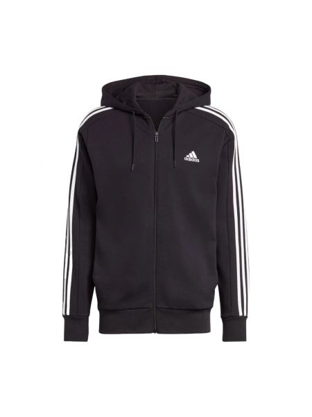 Gestreifter hoodie Adidas schwarz