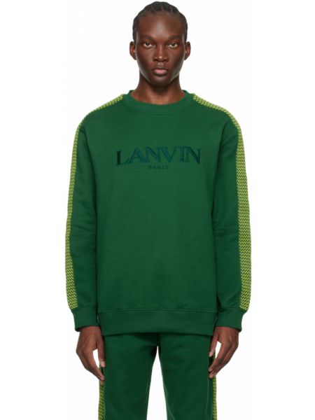 Свитшот Lanvin зеленый