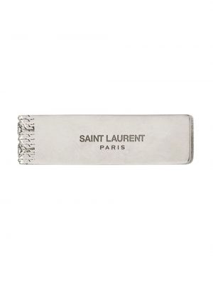Portafoglio Saint Laurent argento