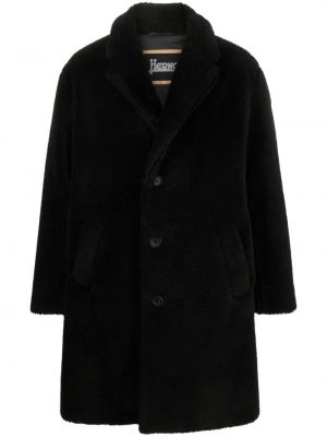 Plstěný kabát Herno čierna