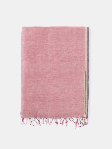 Bufanda de lino de algodón épice® rosa