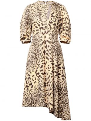 Leopardí midi šaty s potiskem Equipment