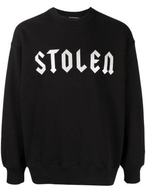 Trykt sweatshirt Stolen Girlfriends Club svart