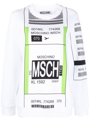 Sweatshirt Moschino vit