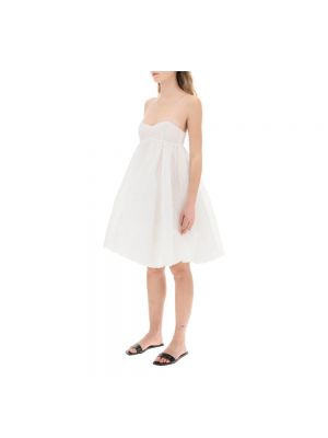 Mini vestido de algodón Cecilie Bahnsen blanco