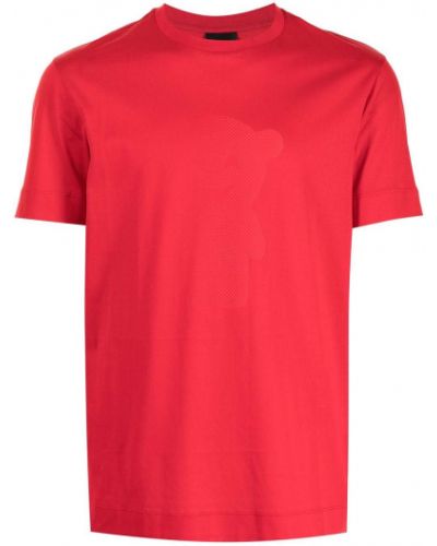 Camiseta con efecto degradado Emporio Armani rojo