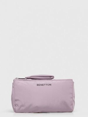 Kozmetična torbica United Colors Of Benetton vijolična