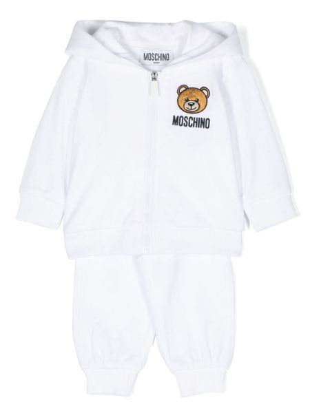 Tracksuit for piger Moschino Kids hvid