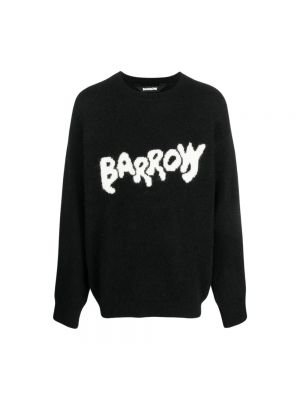 Sweter z okrągłym dekoltem Barrow czarny