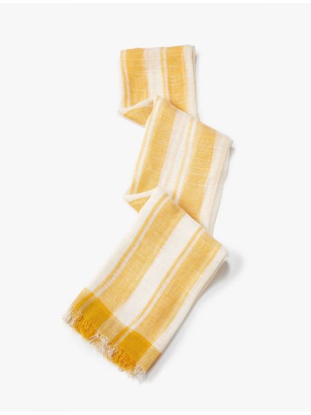 Смугастий лляний шарф Koton