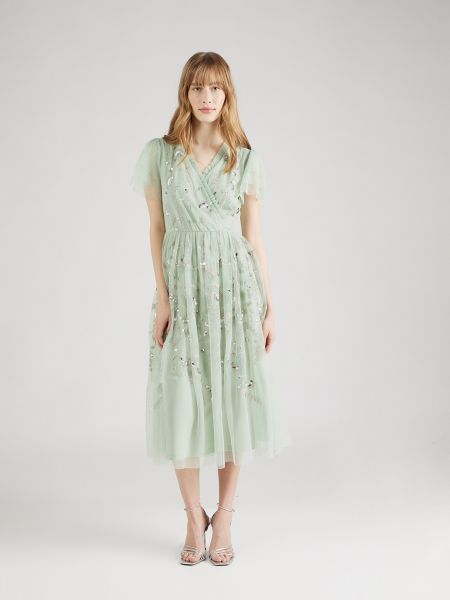 Φόρεμα με βολάν Frock And Frill πράσινο