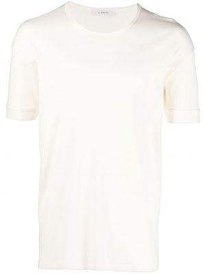 Kokvilnas t-krekls Lemaire balts