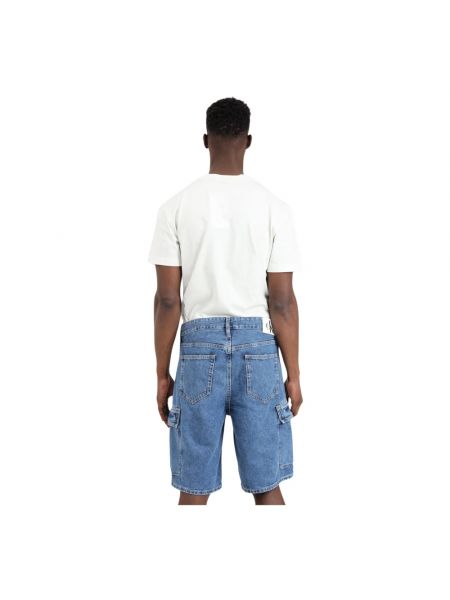 Pantalones cortos vaqueros Calvin Klein Jeans azul