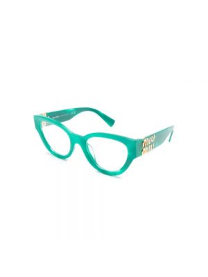 Okulary korekcyjne Miu Miu zielone