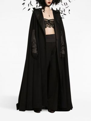 Jacke mit federn Dolce & Gabbana schwarz