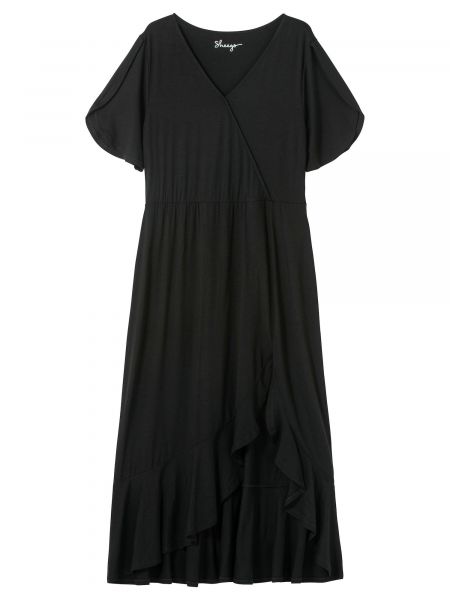Košeľové šaty Sheego čierna