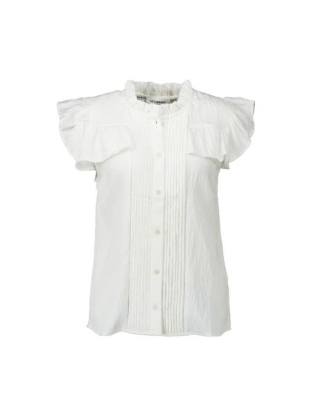 Bluzka z falbankami Co'couture biała
