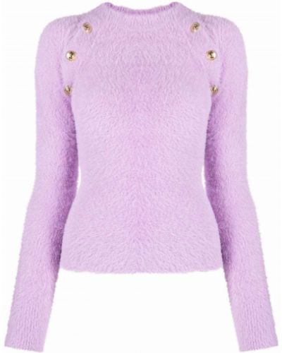 Jersey con botones de tela jersey Versace Jeans Couture violeta