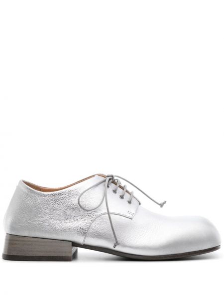Pantofi oxford din piele Marsell argintiu