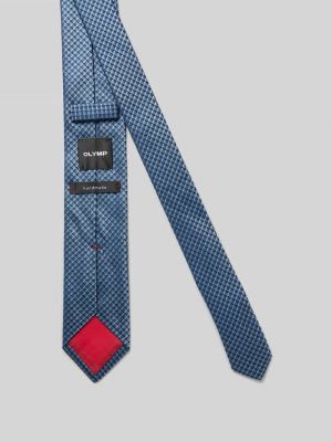 Jedwabny krawat Olymp niebieski