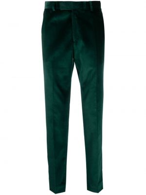 Zamatové nohavice Karl Lagerfeld zelená