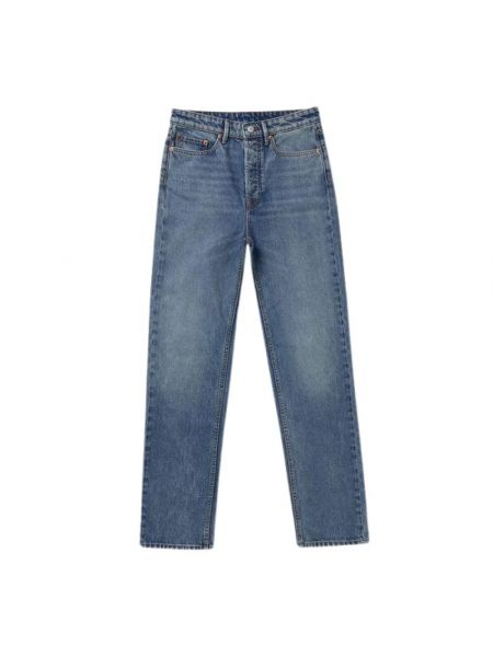 Proste jeansy klasyczne Denham niebieskie