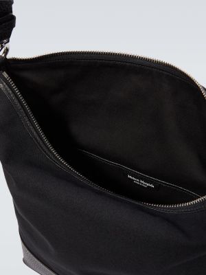 Kožni ruksak Maison Margiela crna