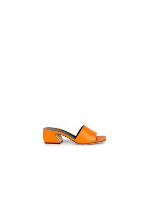 Sandale mit hohem absatz Sergio Rossi orange