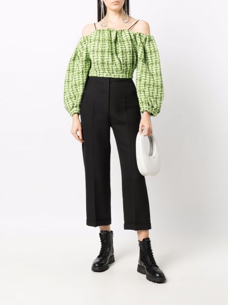 Blusa de tweed Msgm verde