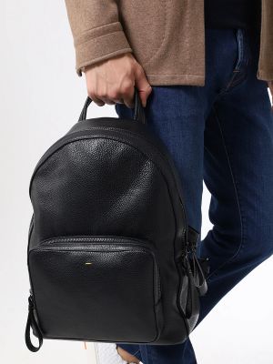 Кожаный рюкзак Doucal's черный