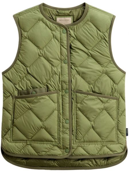 Quiltet vest Woolrich grøn