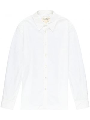 Βαμβακερό πουκάμισο Nili Lotan λευκό