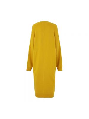 Abrigo de cachemir de punto Extreme Cashmere amarillo