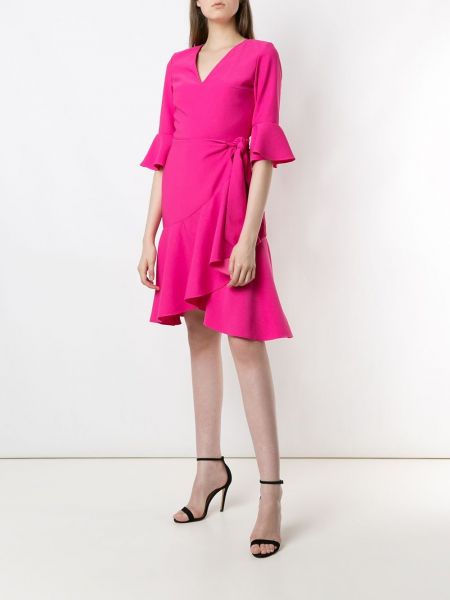 Mini vestido con volantes Olympiah rosa
