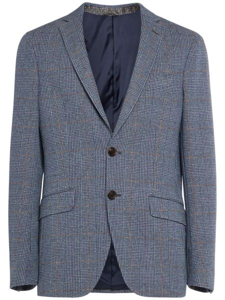 Bomull blazer Etro blå