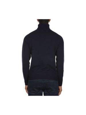 Jersey cuello alto de lana de tela jersey de modal Sun68 azul