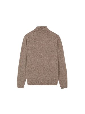 Pull col roulé Scalpers beige