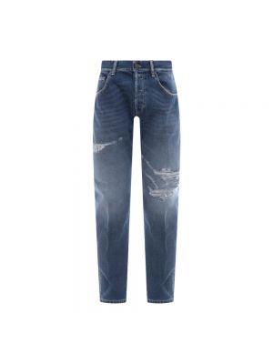 Zerrissene bootcut jeans Dondup blau