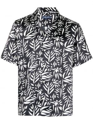 Abstraktas zīda krekls ar apdruku Frescobol Carioca