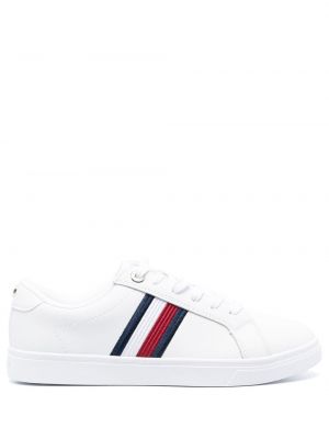 Randig sneakers Tommy Hilfiger vit