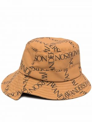 Sombrero con estampado Jw Anderson marrón