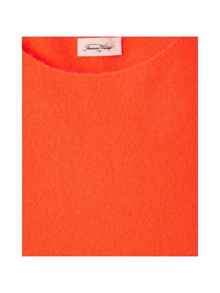 Jersey de tela jersey con escote barco American Vintage naranja